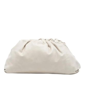 Bottega Veneta Pre-owned Clutches, female, White, Size: ONE SIZE Pre-owned The Pouch