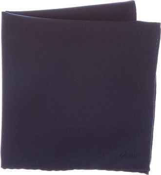 Brioni Hand Rolled Cashmere Pocket Square