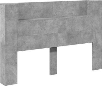 vidaXL Headboard Concrete Grey 160 x 16.5 x 103.5 cm Engineered Wood vidaXL