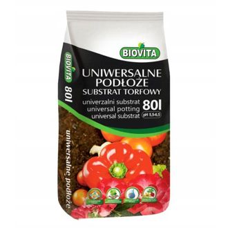 OEM Sustrato De Turba Tierra Ph 5,5-6,5 Biovita 80l