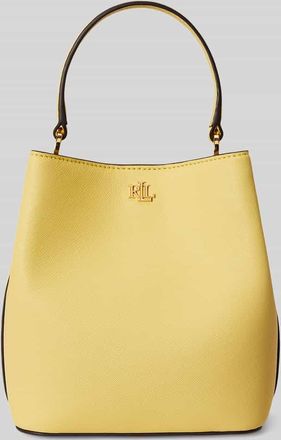 Lauren Ralph Lauren Henkeltasche aus reinem Leder in GELB, Gr&ouml;&szlig;e 1