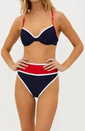 Beach Riot Kori Top In Americana Colorblock