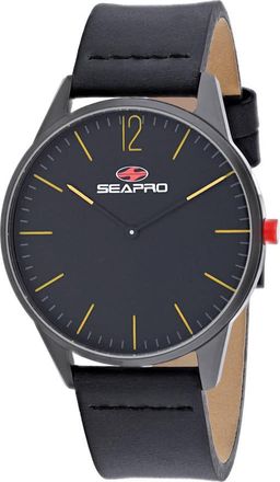 Seapro Black hole Quartz Black Dial Mens Watch SP0102