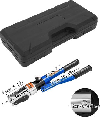 OEM Herramienta De Crimpado Hidr&aacute;ulica, Compatible Con M&uacute;ltiples Tama&ntilde;os, De Alto Rendimiento, Color Azul