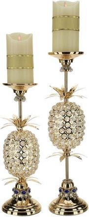 Mark Roberts Pineapple Jewel Candleholder, Set of 2 in Gold at Nordstrom
