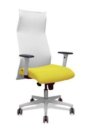 Piqueras y Crespo Silla De Oficina Piqueras Y Crespo 54br65g Amarillo Blanco