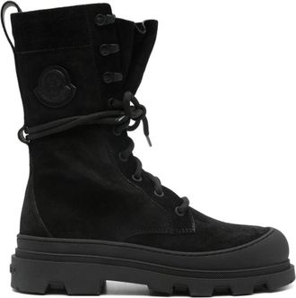 Moncler Vera Hoge Su&egrave;de Veterlaarzen - Dames - Veterlaarzen - Zwart - 36 EU - Su&egrave;de - Schoenen