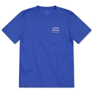 Mons Royale Icon Merino T-Shirt Merinoshirt f&uuml;r Herren | blau