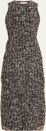 Prabal Gurung Paillette Boucle Sleeveless Tube Dress