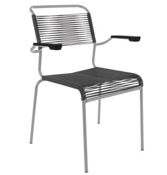 Schubiger M&ouml;bel Spaghetti-Stuhl S&auml;ntis mit Armlehnen