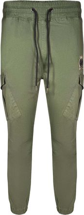 Siksilk Cargohose SIKSILK Siksilk Cargohose Slim Fit Cargos, Herren, Gr. XL, N-Gr, gr&uuml;n, Obermaterial: 98% Baumwolle CO. 2% Elasthan EL., Hosen Cargohose