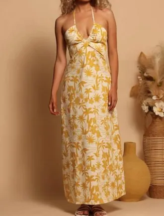 Shore Leave Hope Town Maxi Dress In Sunshine Jungle
