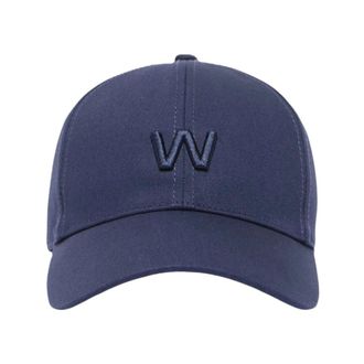 Max Mara Caps, unisex, Blue, Size: 57 CM Foggia Canvas Baseball Cap