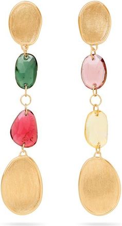 Marco Bicego Lunaria Color Drop Earrings in Gold at Nordstrom