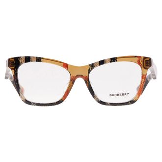 Burberry Demo Cat Eye Ladies Eyeglasses BE2416F 4146 52