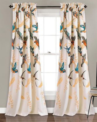 Triangle Home Fashions Bird Breeze Room Darkening Window Curtain