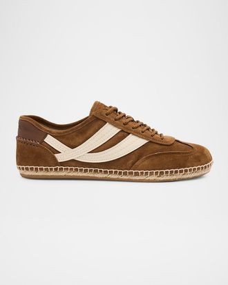 Vince Oasis Mixed Leather Espadrille Sneakers