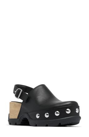 Sorel ROAMN RVT Clog in Black/Black at Nordstrom, Size 10.5
