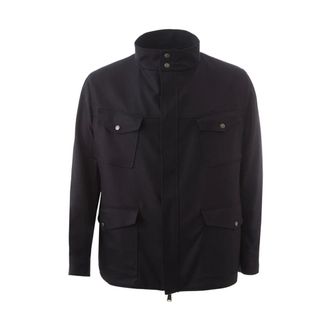 Lardini Light Jackets, male, Blue, XL, Reversible Jacket