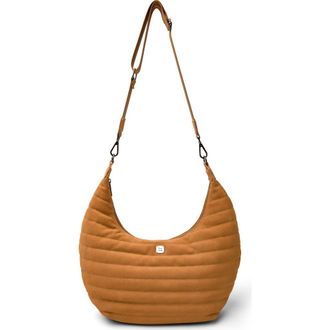Think Royln Moonstruck Shoulder Bag in Terracotta Suede at Nordstrom