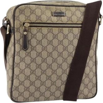 Gucci Pre-owned Plastic Cross Body Tas - Dames - Vintage Schoudertas - Beige - ONE Size - Vintage