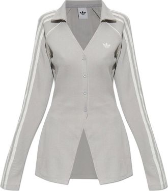 adidas Dames, Truien, Grijs, Maat: L Leer