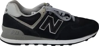 New Balance 574 Core Sneakers in Black Suede