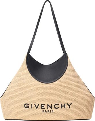 Givenchy Tassen, Dames, Beige, ONE Size, Leer, Facet Tote