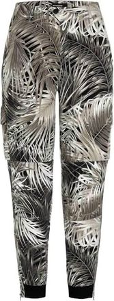 Cambio Womens Cargo Trousers In Jungle Print