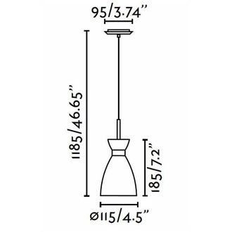 Faro Barcelona Retro L&aacute;mpara Colgante Negra Y Cobre Faro 20050