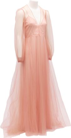 Valentino Garavani Peach Evening Womens Dress