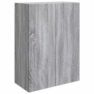 vidaXL Armario De Pared Sonoma Gris 66 X 34,5 X 90 Cm Vidaxl