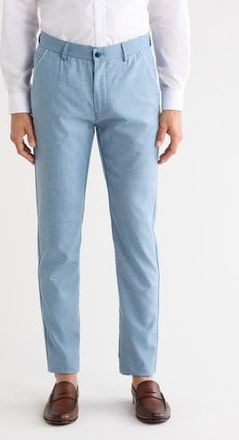 T.R. Premium Straight Leg Trousers in Light Blue at Nordstrom Rack, Size 34