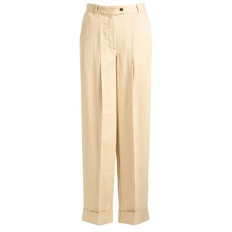 IVY OAK Wide Trousers, female, Beige, Size: XS Pandora Lane Trousers
