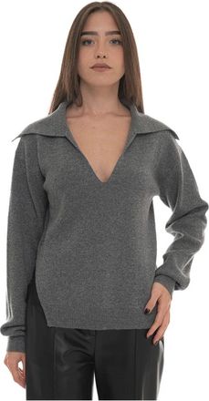 HUGO BOSS Dames, Truien, Grijs, Maat: XL Wol