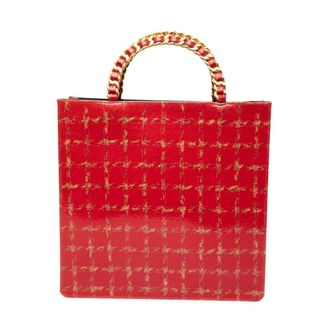 Chanel Pre-owned Chain Handle Top Bag - Dames - Pre-owned - Rood - Maat: ONE Size