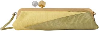 Jacquemus Clutches, female, Yellow, Size: ONE SIZE Salon Ma&iuml;s Clutch