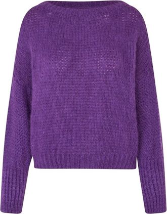 Lollys Laundry Dames, Truien, Paars, Maat: M