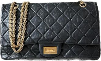 Chanel Pre-owned Fabric chanel-bags - Dames - Vintage Handtas - Zwart - ONE Size - Leer - Vintage
