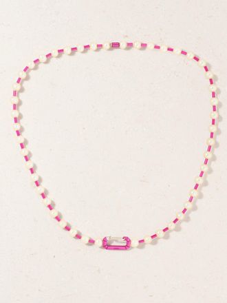 E&eacute;ra Collana In Argento Con Perle Vita - Rosa