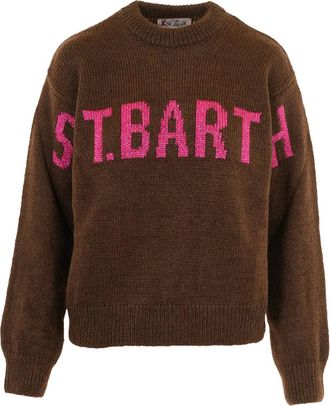 MC2 Saint Barth Danya sweater - women - Acrylic/Virgin Wool/Polyamide/Viscose/Polyester - M - Brown