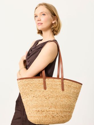 Fat Face FatFace Natural Raffia Tote Bag