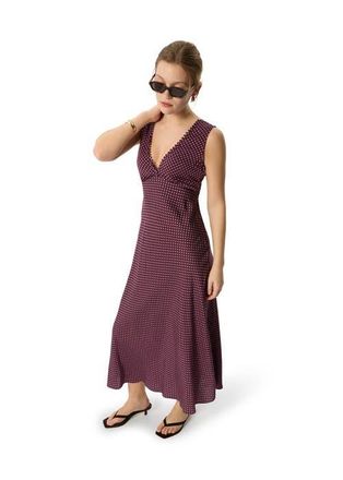 Whistles Mini Spot Sleeveless Dress in Purple/multi at Nordstrom, Size 14