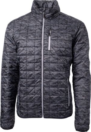 Cutter & Buck Rainier PrimaLoft Mens Eco Insulated Full Zip Printed Puffer Jacket