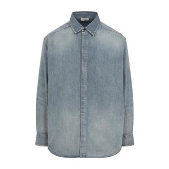 Fear of God Hombre, Camisas, Azul, Talla: L