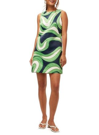 Trina Turk Printed Satin Fairy Tale 2 Dress in Multi at Nordstrom, Size 10