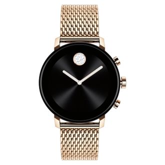 Movado Unisexs Bold Black Dial Watch