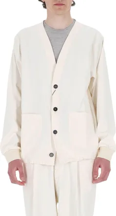 Herno Kimono V-Neck Technical Cardigan Jacket