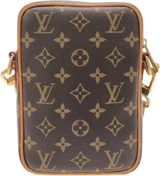 Louis Vuitton Pre-owned Monogram Archive Danube Coated Canvas Shoulder Bag - Dames - Vintage Schoudertas - Bruin - ONE Size - Vintage