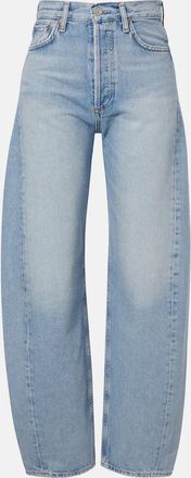 A Gold E Luna faded barrel-leg jeans